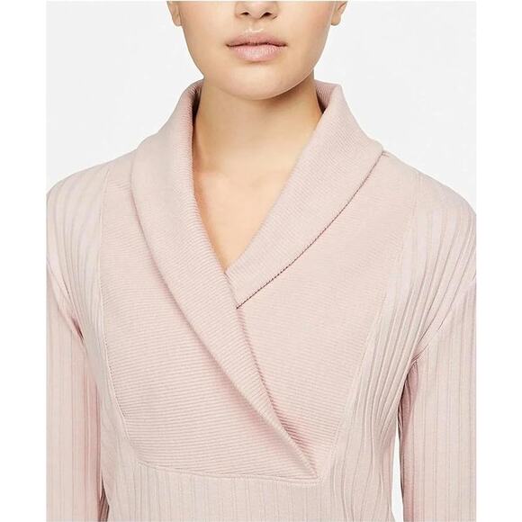 NWT Nike Yoga Luxe Fuzzy Ribbed CoverUp Top Size XS Athleisure Ballet Cozy - Picture 7 of 8